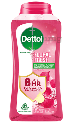 Dettol Bodywash & Shower Gel | pH Balanced & Soap Free Floral Fresh: Buy  bottle of 250.0 ml Liquid at best price in India | 1mg