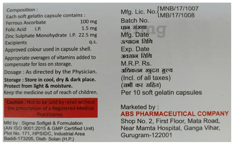 Hemoleaf-XT Softgel Capsule