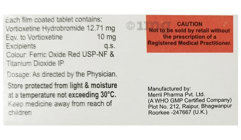 Vortain 10 Tablet image