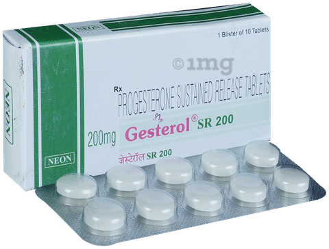 Gesterol 200mg Tablet SR image Gesterol 200mg Tablet SR image