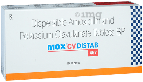 Mox CV 400mg/57mg Tablet DT