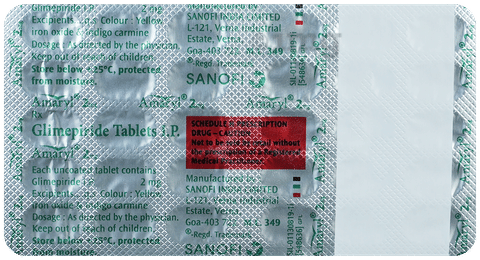 Amaryl 2mg Tablet image
