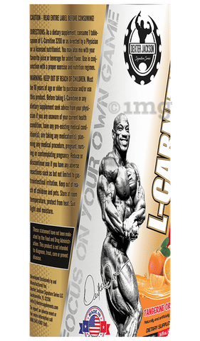 Dexter Jackson L-Carnitine Liquid Tangerine Orange: Buy bottle of 473.28 ml  Oral Liquid at best price in India | 1mg