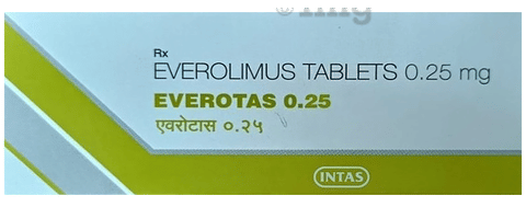 Everotas 0.25 Tablet image Everotas 0.25 Tablet image