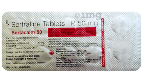 Sertacalm 50 Tablet image Sertacalm 50 Tablet image