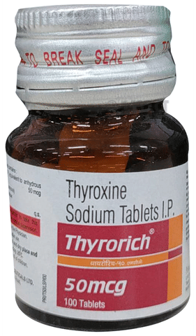 Thyrorich 50mcg Tablet image