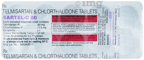 Sartel-C 80 Tablet image