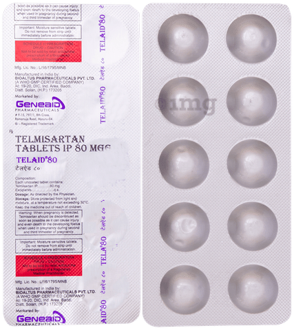 Telaid 80mg Tablet image
