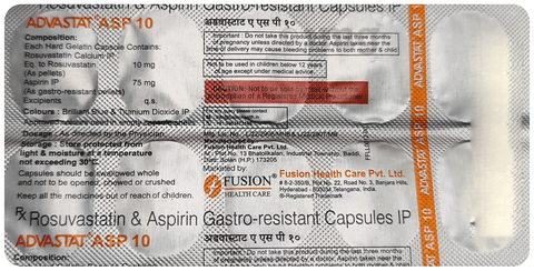 Advastat ASP 10mg/75mg Tablet image