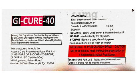 GI-Cure 40 Tablet image