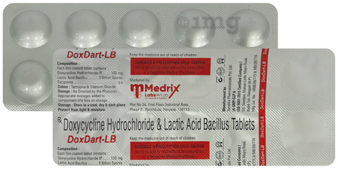 Doxdart LB 100mg Tablet image Doxdart LB 100mg Tablet image