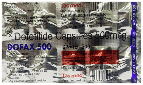 Dofax 500 Capsule image