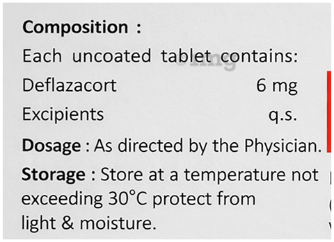 Dilicort 6 Tablet image
