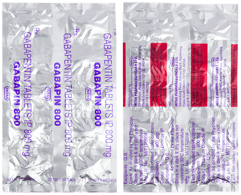 Gabapin 800mg Tablet image Gabapin 800mg Tablet image