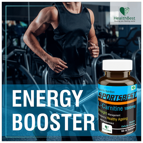 HealthBest Sportsbest L-Carnitine 1000mg Tablet: Buy bottle of 60.0 tablets  at best price in India