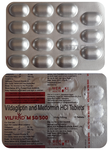 Vilfrnd  M 50/500 Tablet image
