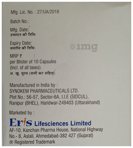 Crevast A 20mg/75mg Capsule