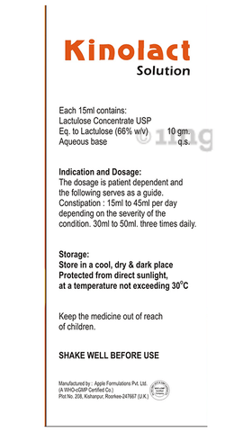 Om Biotec Kinolact Oral Solution image