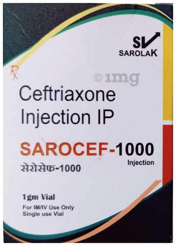 Sarocef 1000 Injection image Sarocef 1000 Injection image