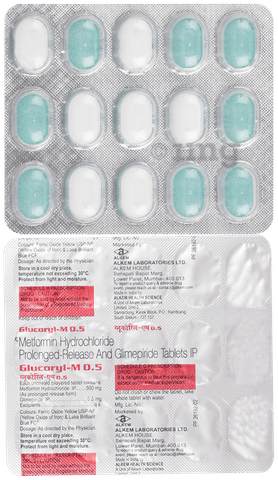 Glucoryl-M 0.5 mg Tablet image