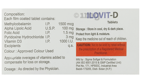 Ilovit-D Tablet image