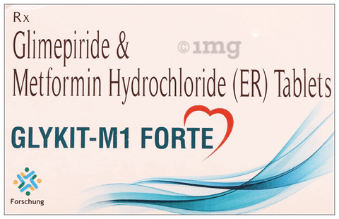 Glykit-M 1 Forte Tablet ER
