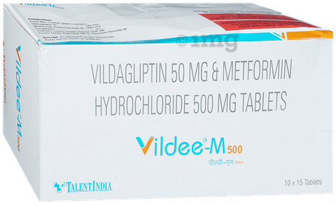Vildee-M 500 Tablet image Vildee-M 500 Tablet image