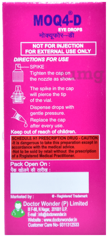 Moq4-D Eye Drop image Moq4-D Eye Drop image
