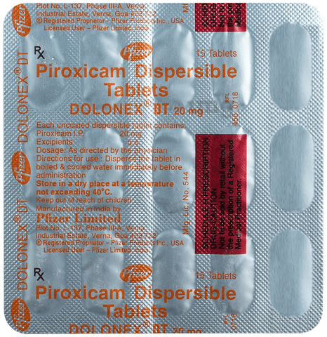 Dolonex DT 20mg Tablet image