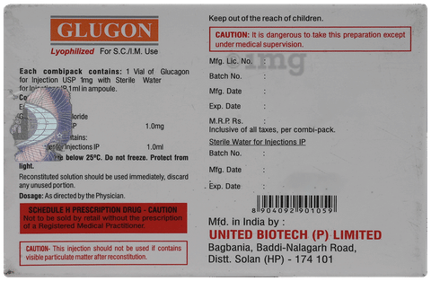 Glugon 1mg Injection image