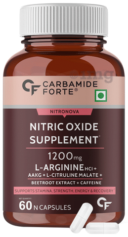 Carbamide Forte Nitric Oxide Supplement Vegetarian Capsule ...