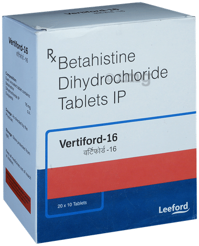 Vertiford 16mg Tablet image