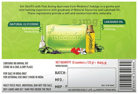 Medimix Ayurvedic Sandal Soap, Packaging Size: 10 gm, Packaging Type: Box  at Rs 34/pack in Mumbai