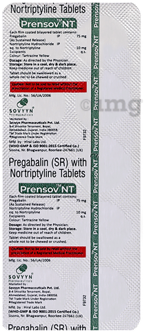 Prensov NT Tablet SR image Prensov NT Tablet SR image