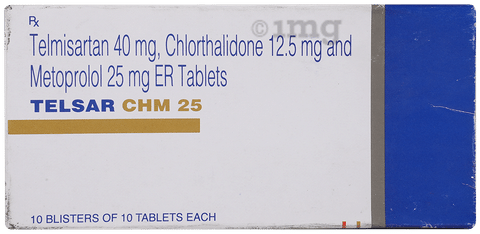 Telsar CHM 25 Tablet