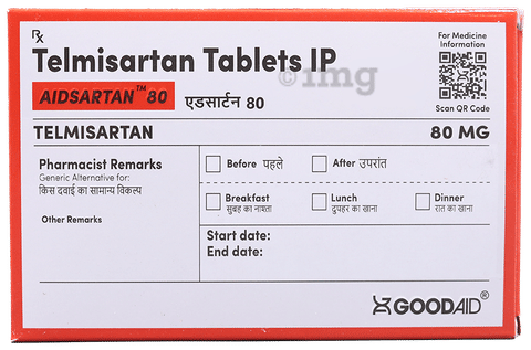 Aidsartan 80 Tablet image Aidsartan 80 Tablet image