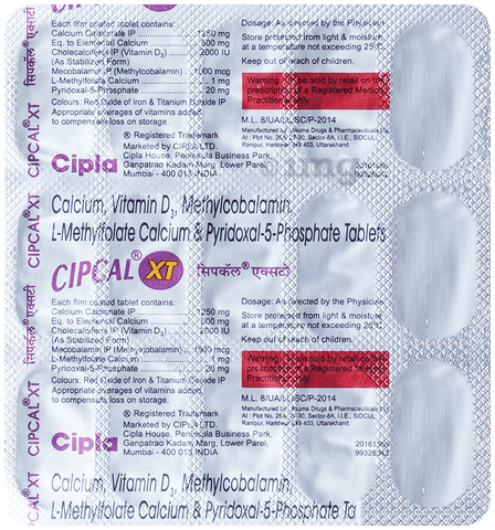 Cipcal-XT Tablet image