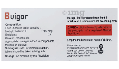 Bvigor Sublingual tablet Cherry image