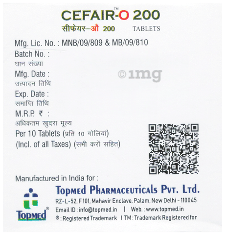 Cefair-O 200 Tablet