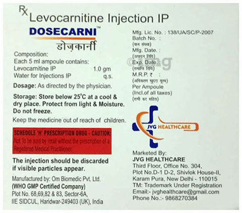 Dosecarni Injection image