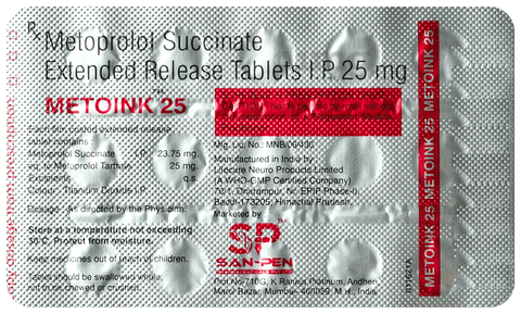 Metoink 25 Tablet ER image Metoink 25 Tablet ER image