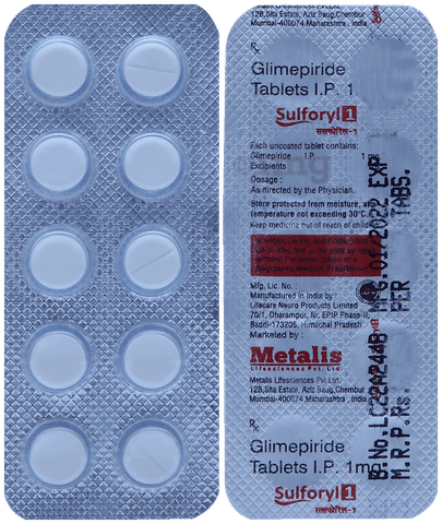 Sulforyl 1mg Tablet image