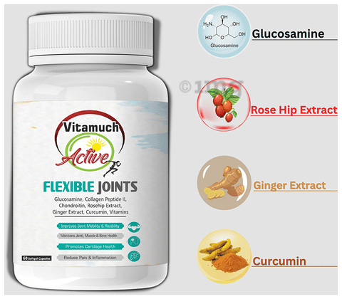 Vitamuch Active Flexible Joints Softgel Capsule image