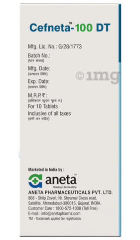 Cefneta 100 DT Tablet image