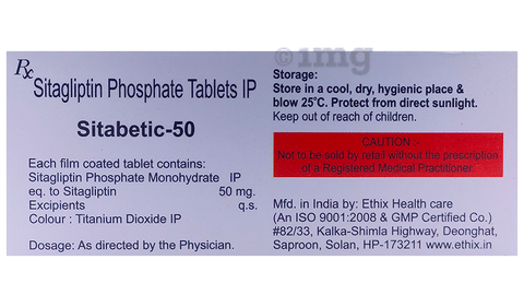 Sitabetic 50 Tablet image