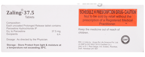 Zaling 37.5mg Tablet image Zaling 37.5mg Tablet image