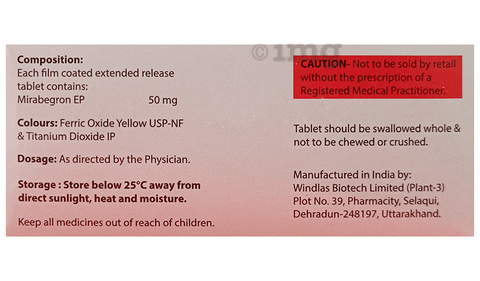 UrgeCure 50 Tablet ER image UrgeCure 50 Tablet ER image