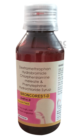Broncorest-D Syrup Sugar Free image Broncorest-D Syrup Sugar Free image