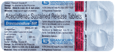 Tremendus 200mg Tablet SR image