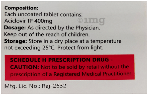 Acirax 400 Tablet image Acirax 400 Tablet image